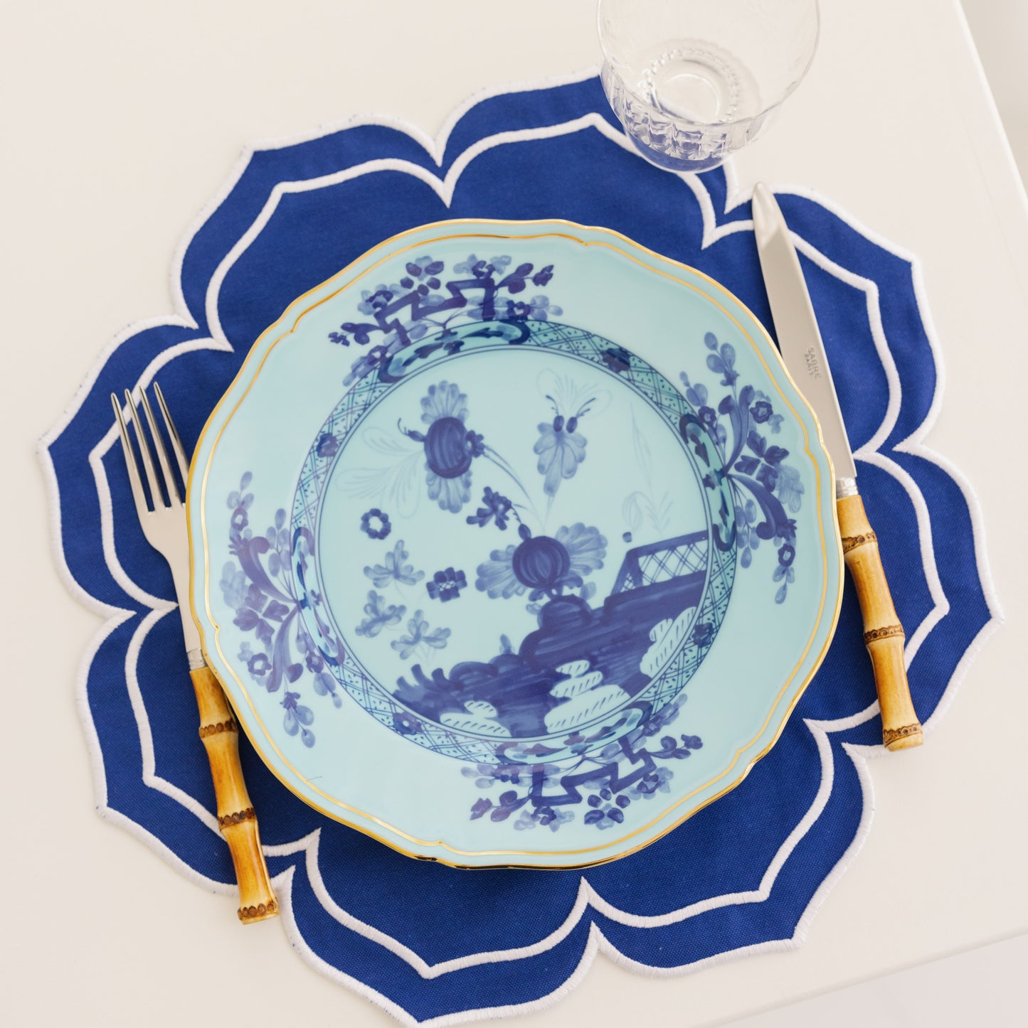 FLEUR PLACEMATS, BLUE (SET OF 4)