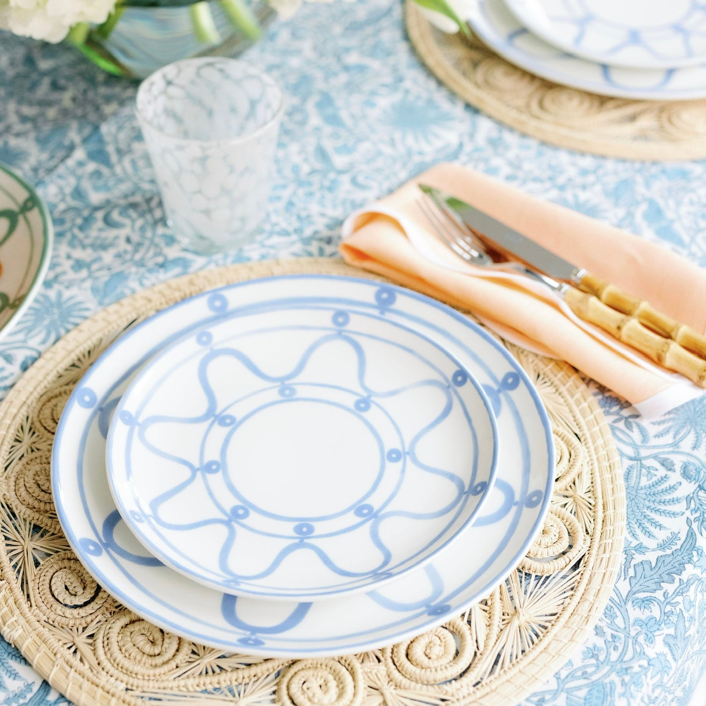 SERENITY BLUE DINNER PLATE