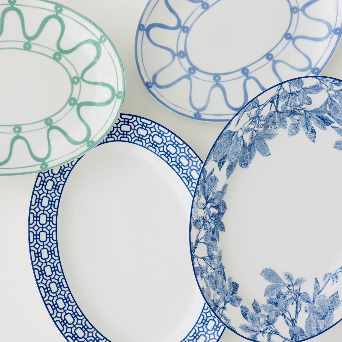 ARBOR BLUE OVAL PLATTER