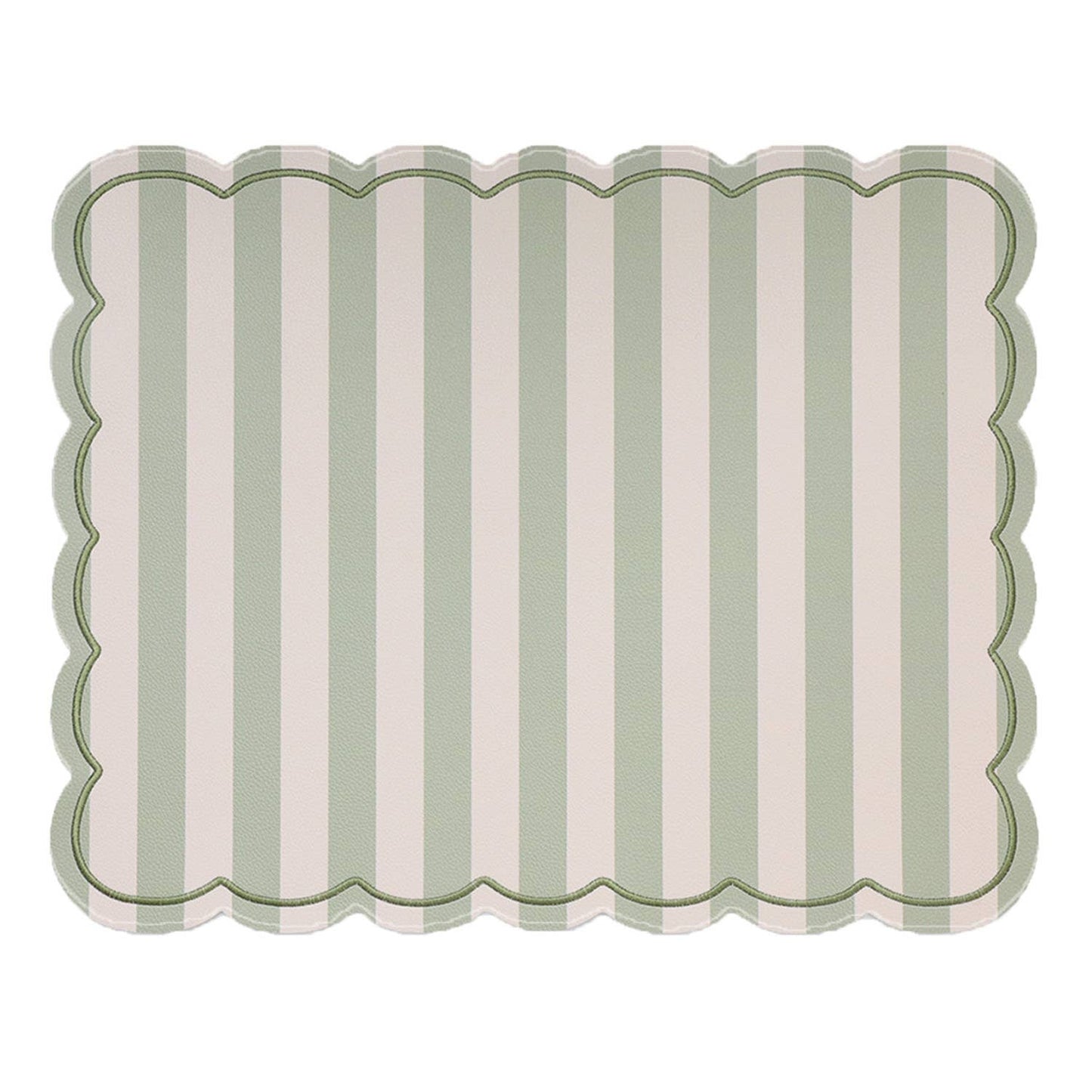 MATCHA STRIPE WIPEABLE PLACEMAT (SET OF 4)