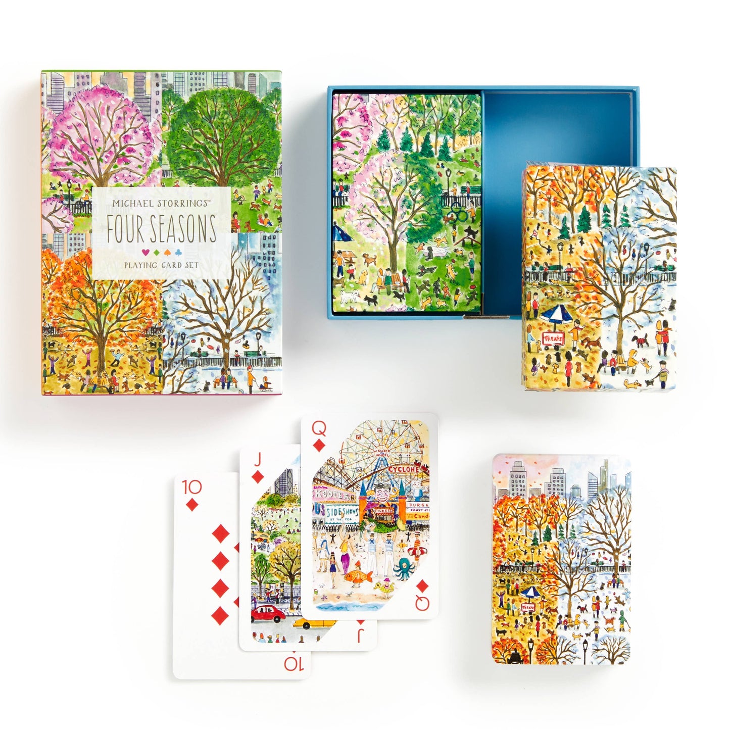 MICHAEL STORRINGS FOUR SEASONS PLAYING CARD SET