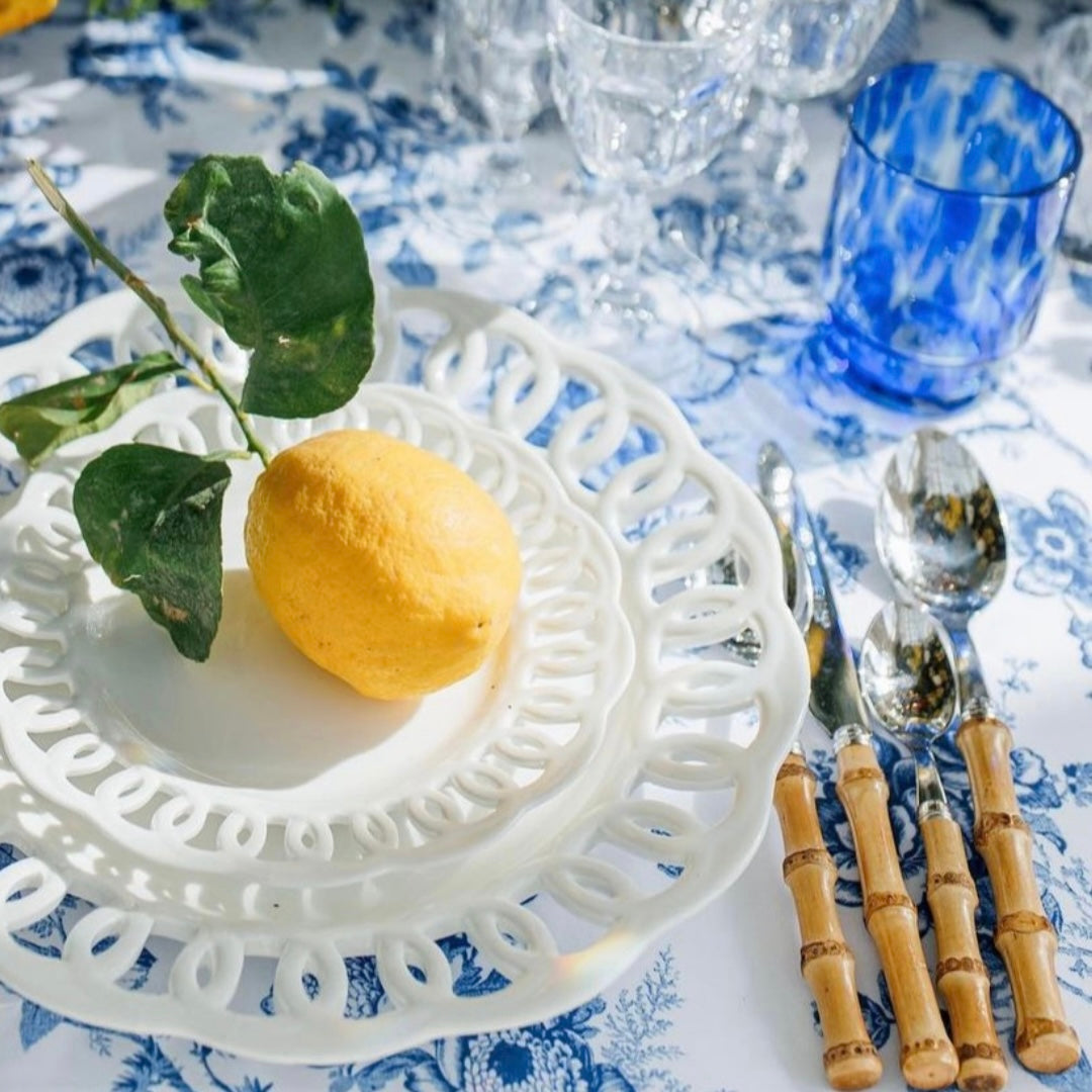 FIRENZE SALAD PLATE, WHITE