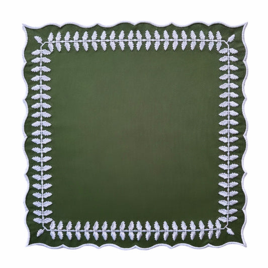 FERN NAPKINS, GREEN (SET OF 4)