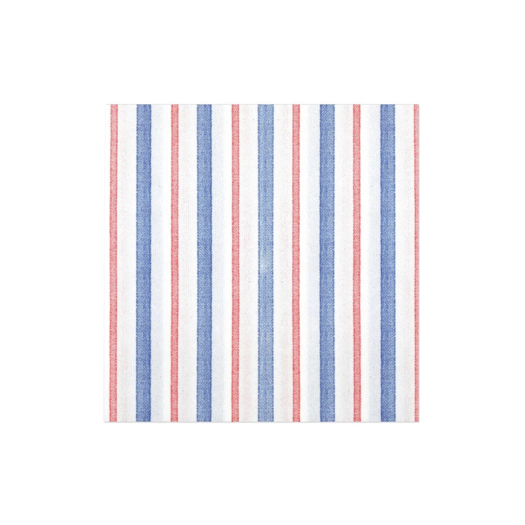 PAPERSOFT AMERICANA STRIPE DINNER NAPKINS