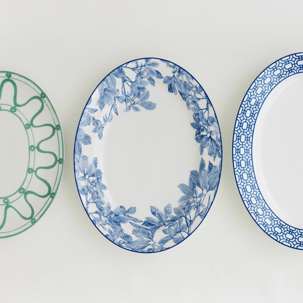 ARBOR BLUE OVAL PLATTER
