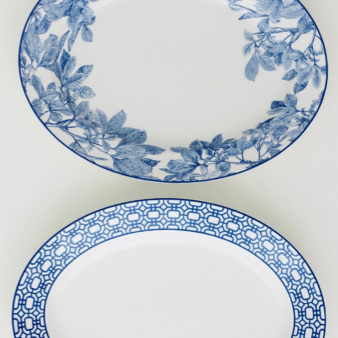 ARBOR BLUE OVAL PLATTER