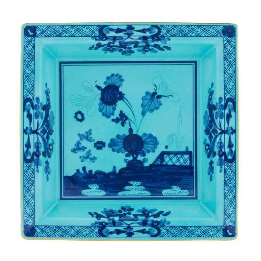 ORIENTE ITALIANO LARGE SQUARE CHANGE TRAY, IRIS