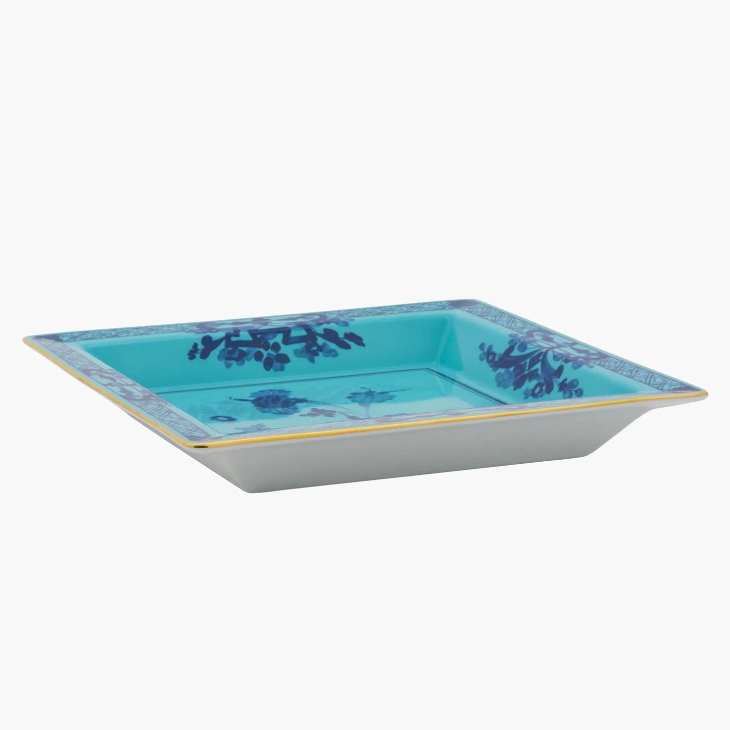 ORIENTE ITALIANO LARGE SQUARE CHANGE TRAY, IRIS