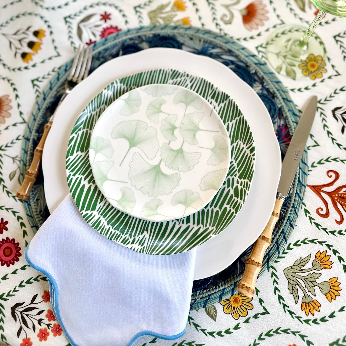 GINGKO DESSERT PLATE (SET OF 6)