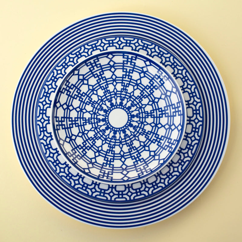 NEWPORT BLUE APPETIZER PLATES (SET OF 4)