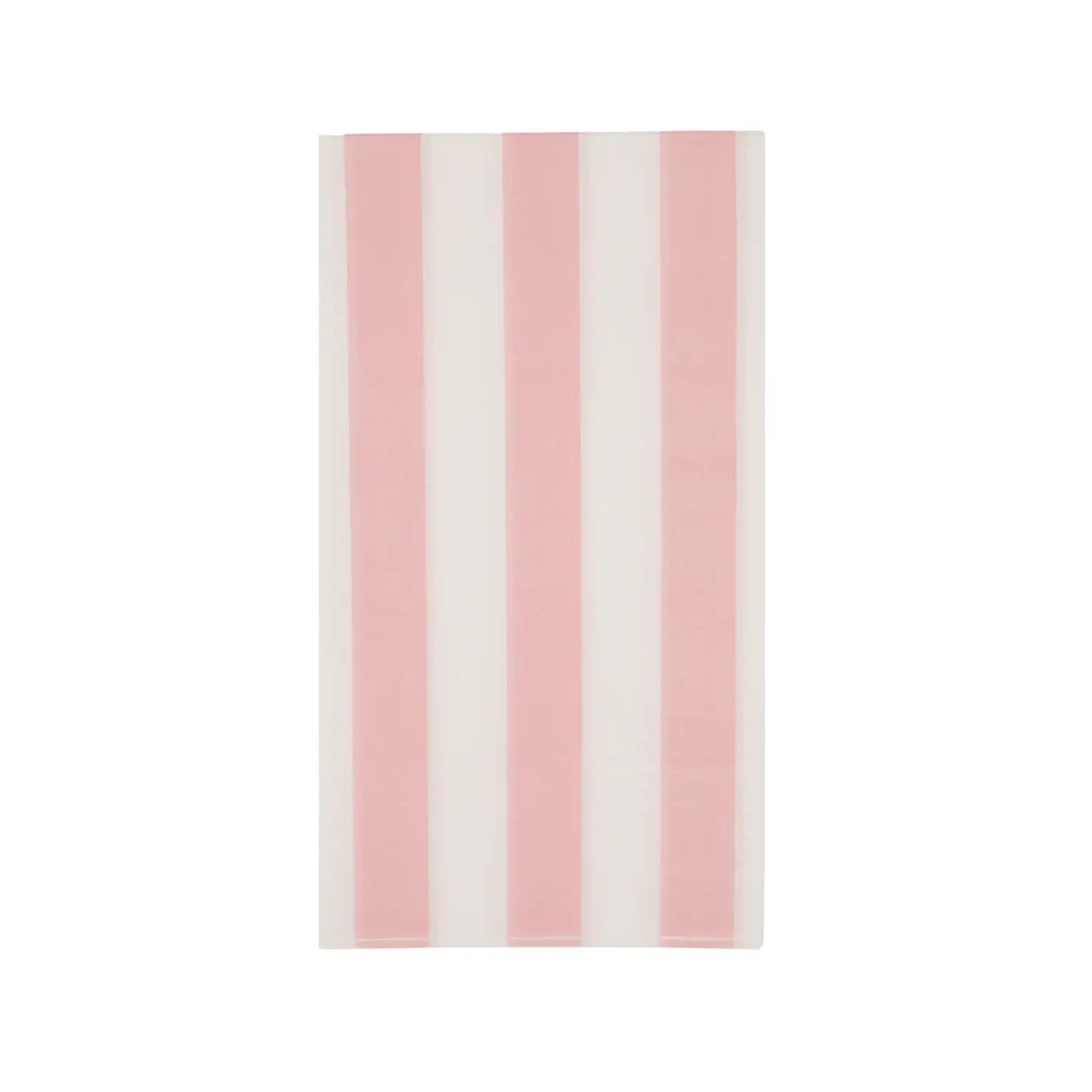 CABANA STRIPE PAPER GUEST TOWELS, LIGHT PINK