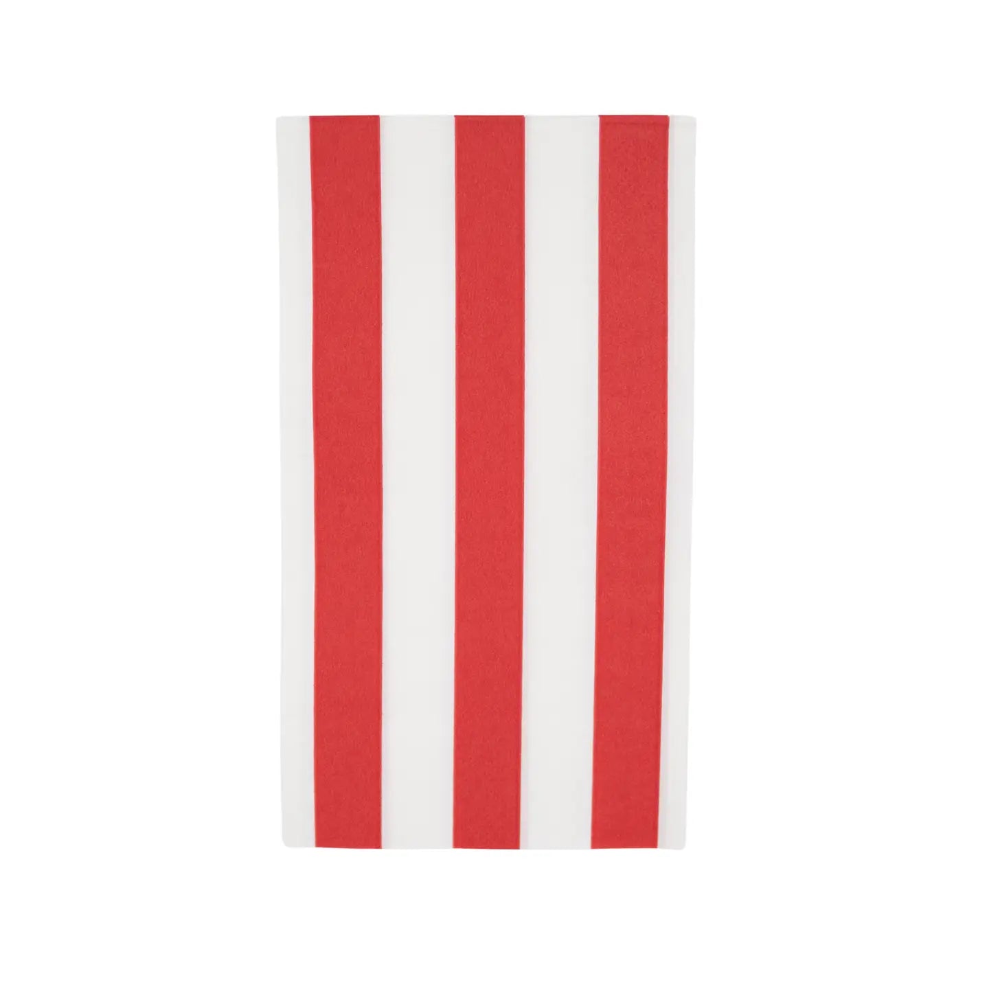 CABANA STRIPE PAPER GUEST TOWELS, RED