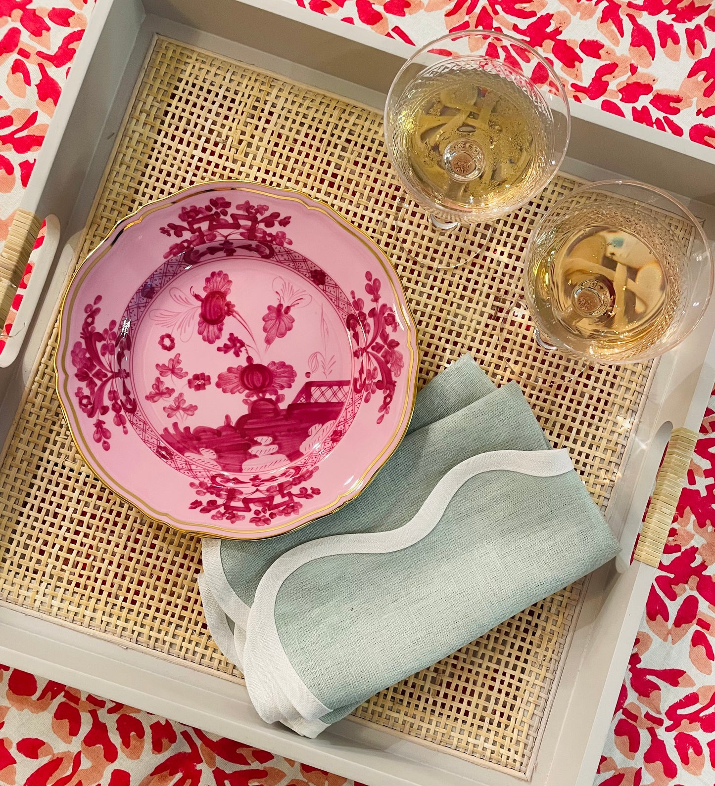 ORIENTE ITALIANO DESSERT PLATE, PORPORA