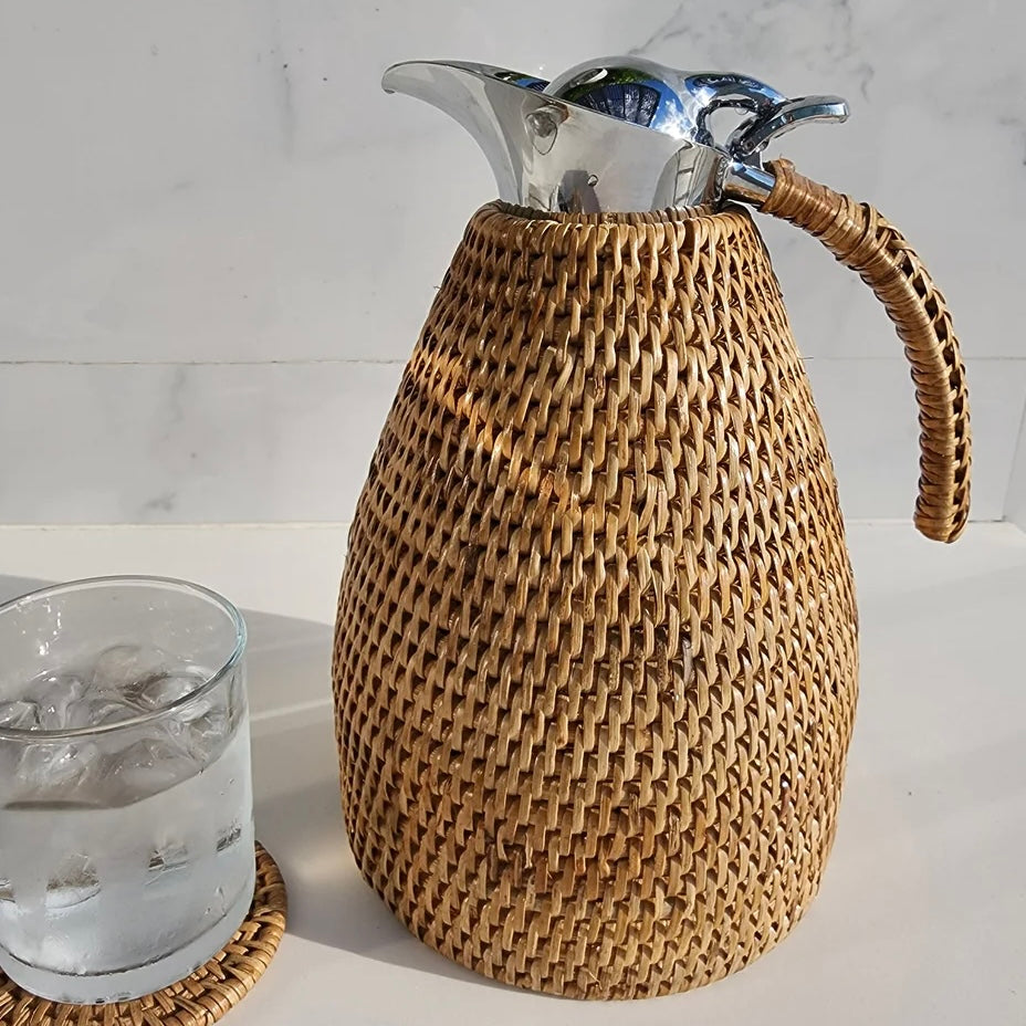 RATTAN THERMOS