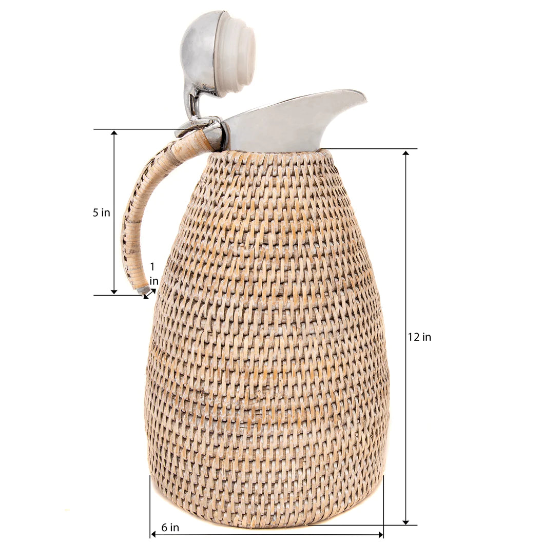 RATTAN THERMOS