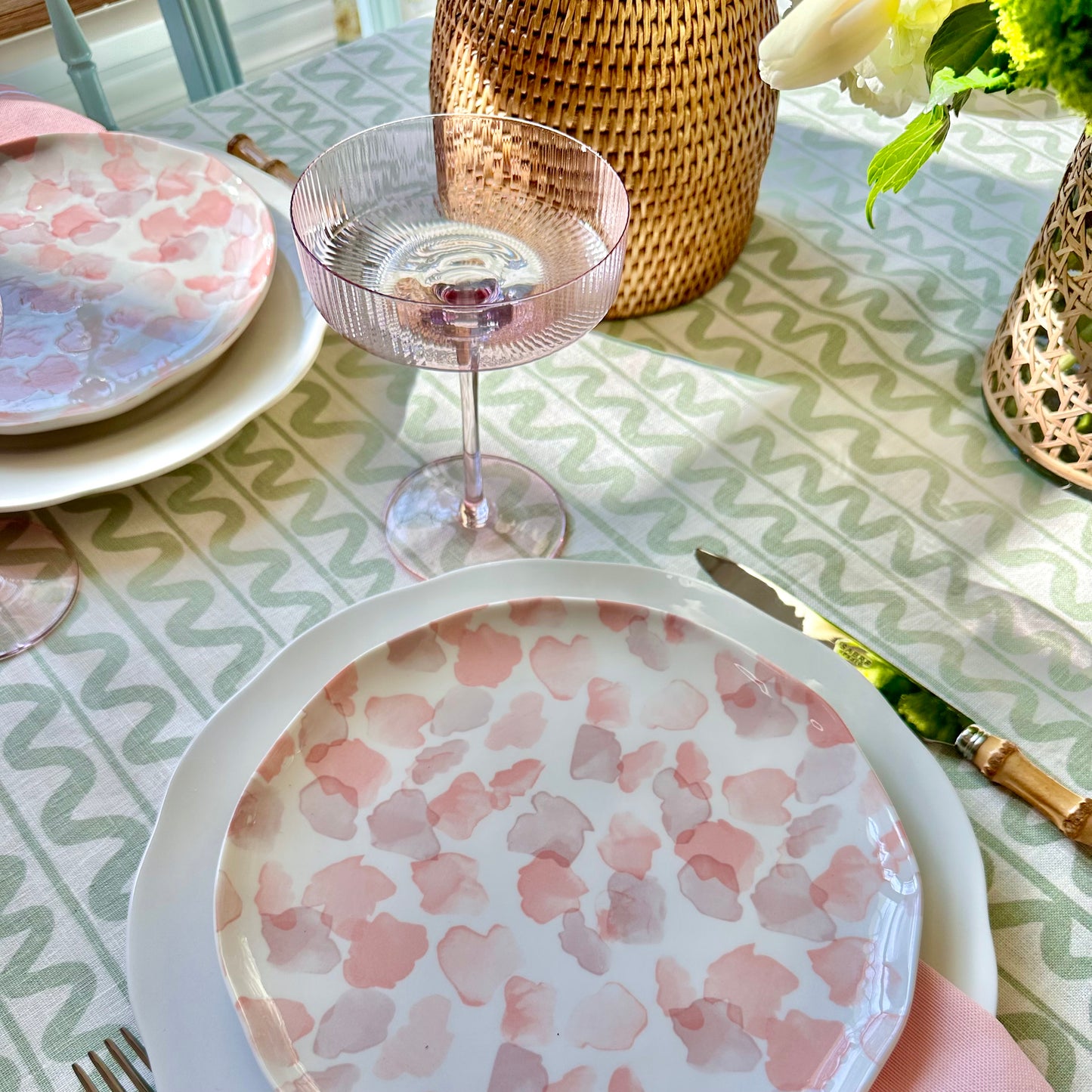 ROSE PETAL DESSERT PLATES (SET OF 6)
