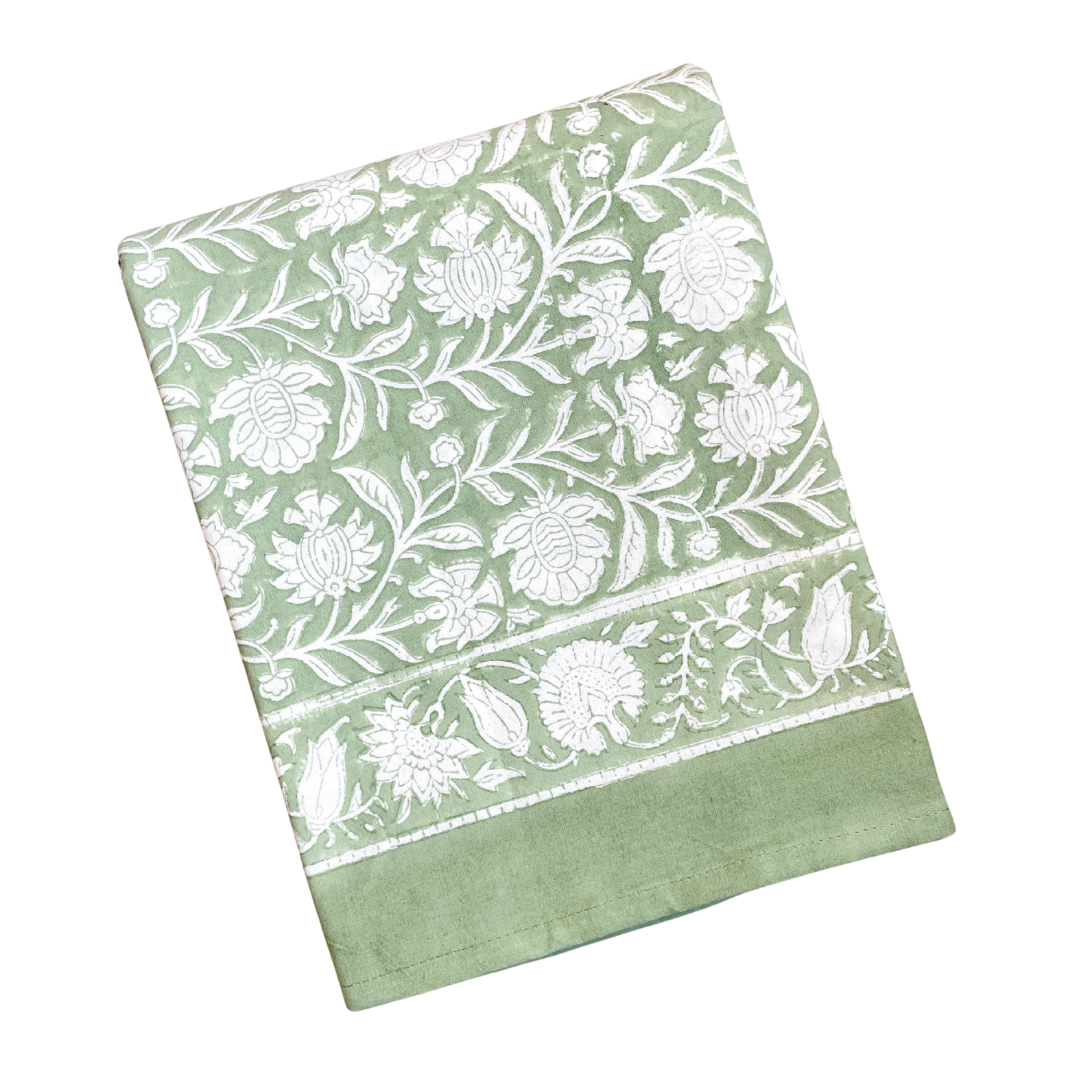 GREEN VINE TABLECLOTH