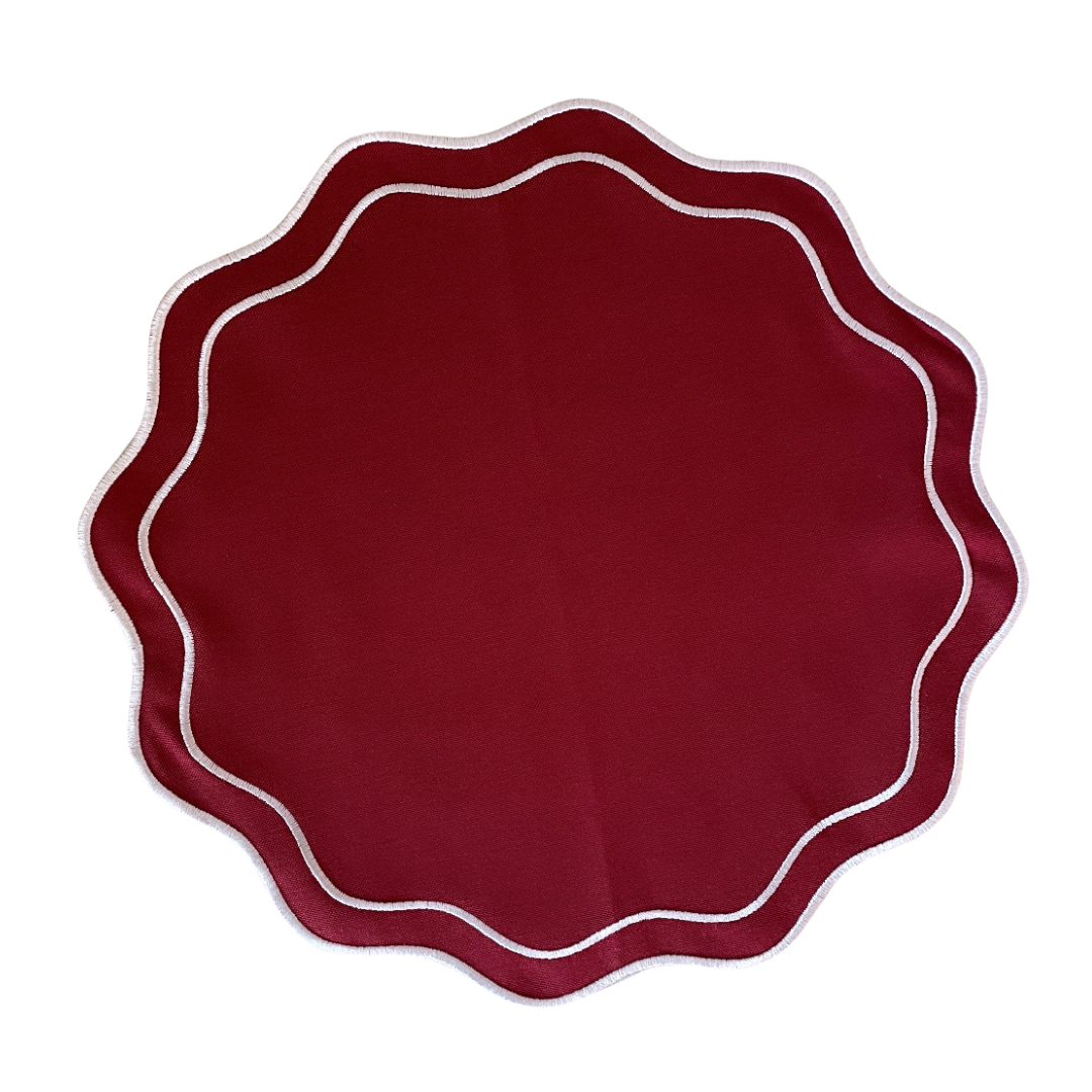 COLETTE PLACEMATS, MALAGA WINE (SET OF 4)