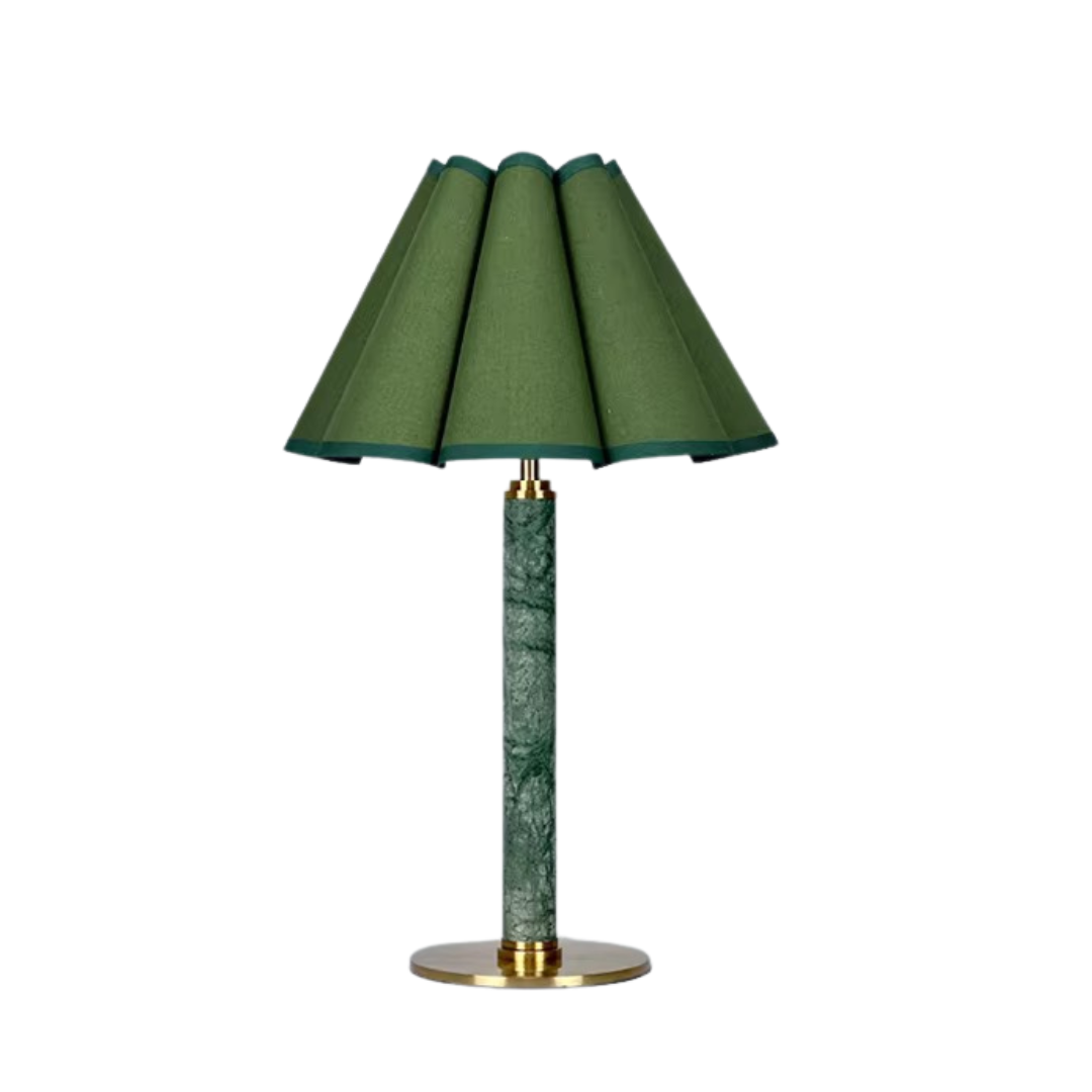 CORDLESS MARBLE LAMP, GREEN