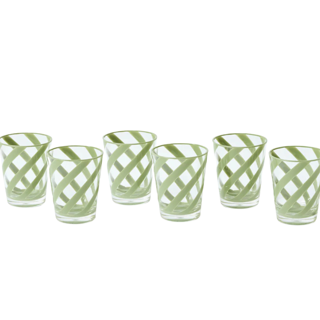 GREEN SWIRL OUTDOOR GLASSES