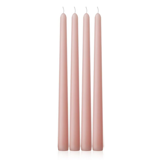 TAPER CANDLES, LIGHT PINK (SET OF 2)