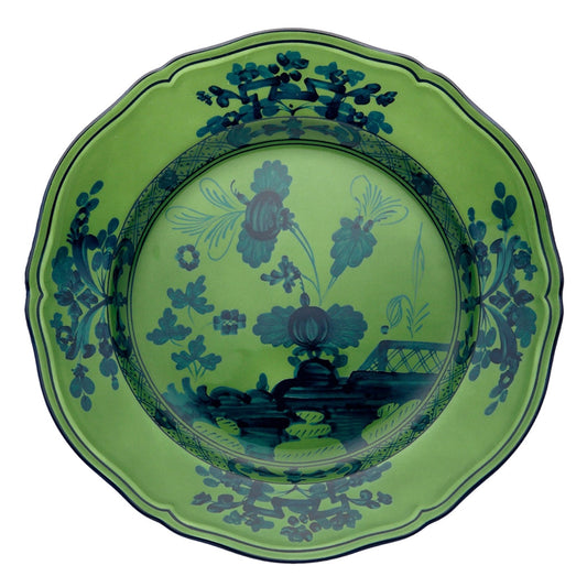 ORIENTE ITALIANO DINNER PLATE, MALACHITE