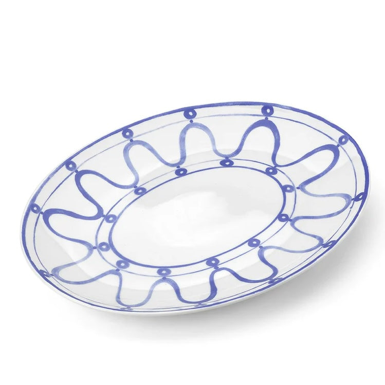SERENITY BLUE OVAL PLATTER