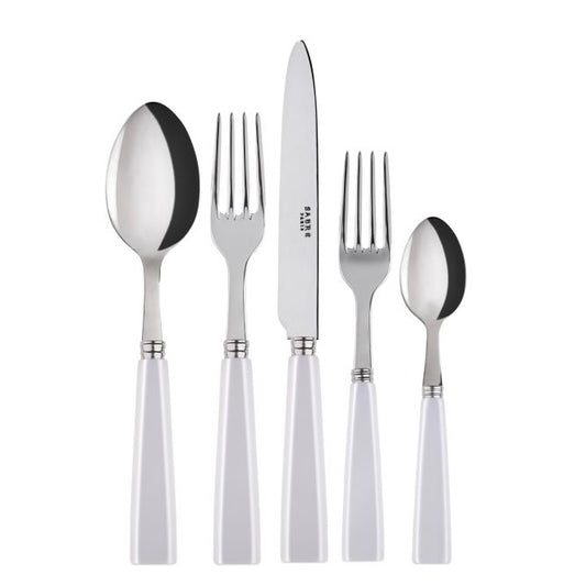 ICONE FLATWARE, WHITE