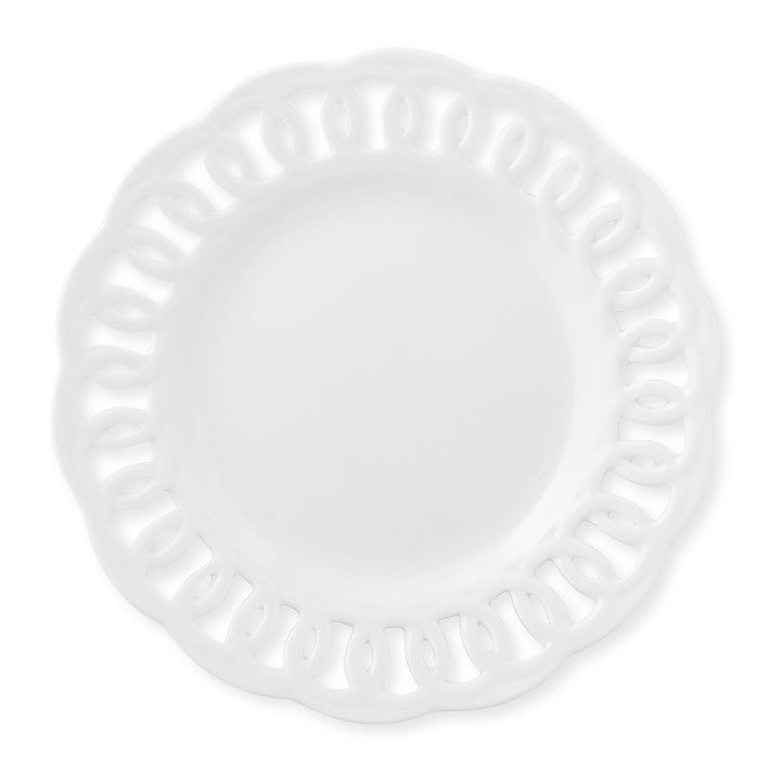 FIRENZE SALAD PLATE, WHITE
