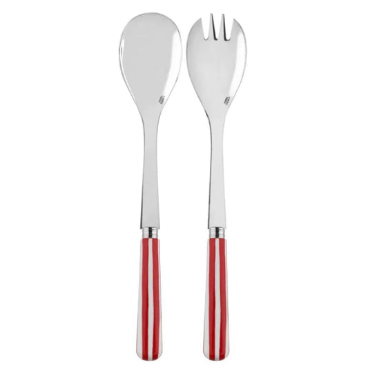 STRIPE SALAD SET, RED