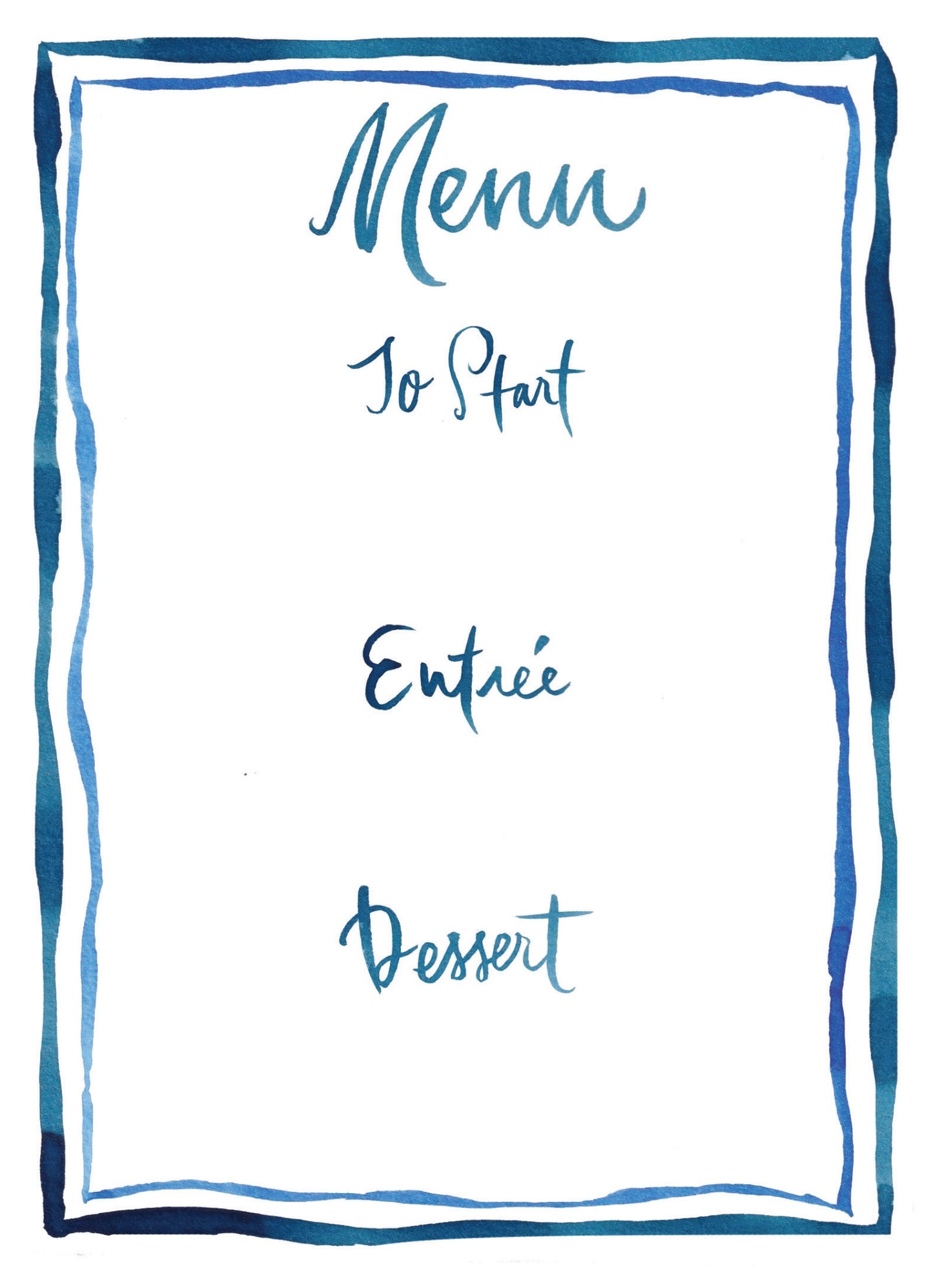 ST. LOUIS MENU SET