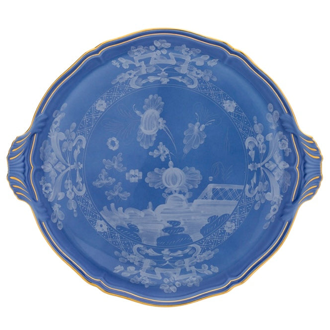 ORIENTE ITALIANO CAKE PLATE, PERVINCA