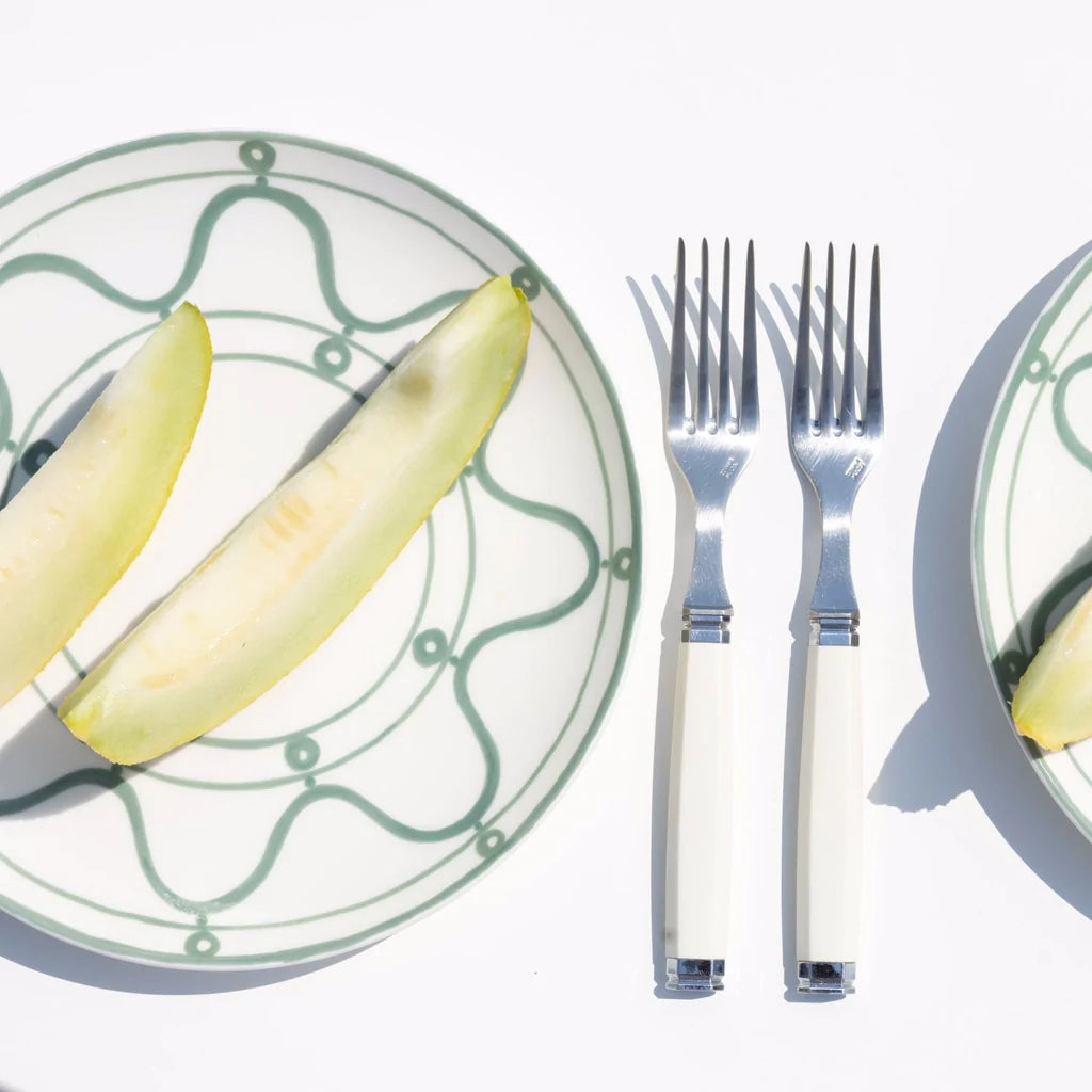 SERENITY GREEN DESSERT PLATE