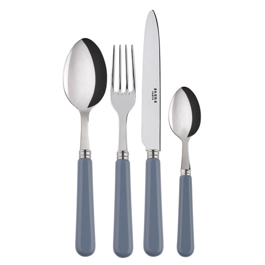 POP UNIS FLATWARE, BLUISH GRAY