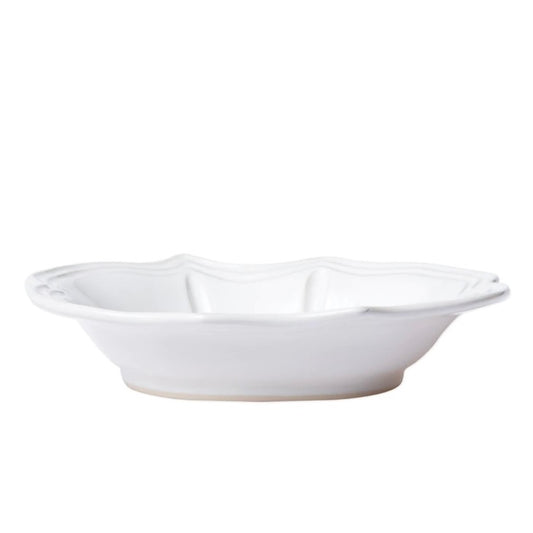 INCANTO STONE BAROQUE PASTA BOWL, WHITE