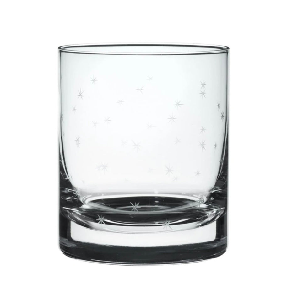 CHARLES WHISKEY GLASSES, STARS (PAIR)