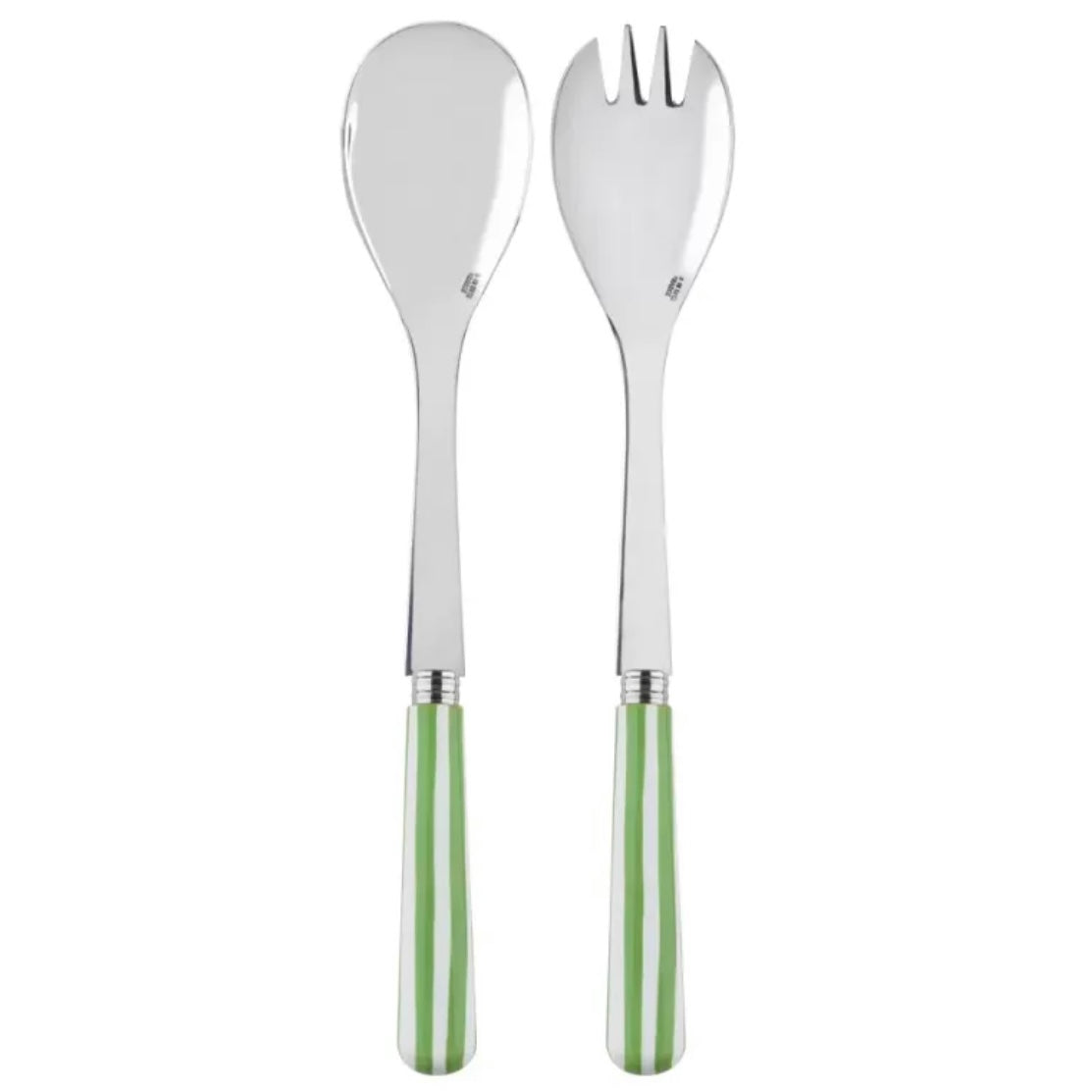 STRIPE SALAD SET, GARDEN GREEN