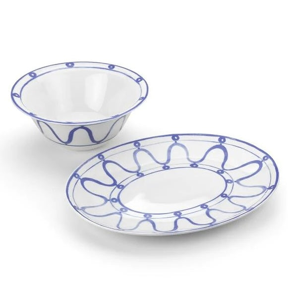 SERENITY BLUE OVAL PLATTER