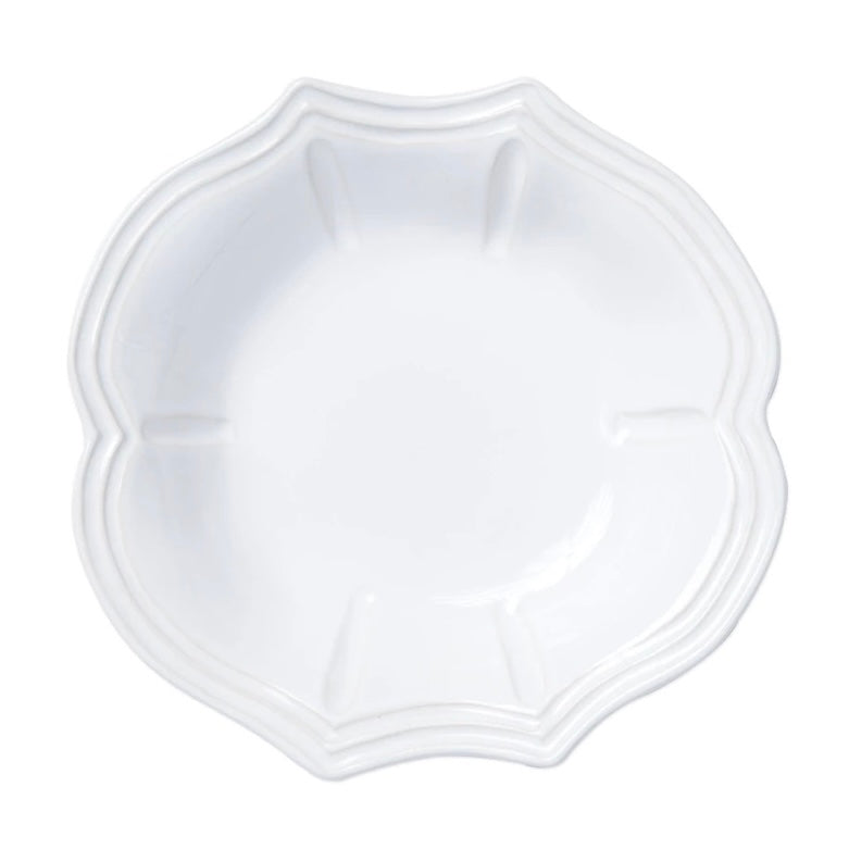 INCANTO STONE BAROQUE PASTA BOWL, WHITE