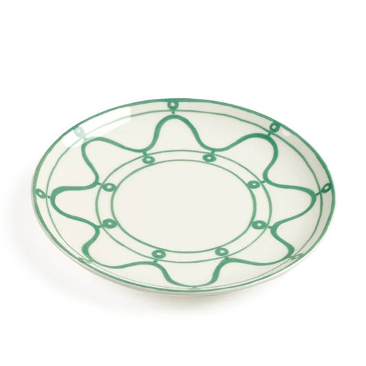 SERENITY GREEN DESSERT PLATE