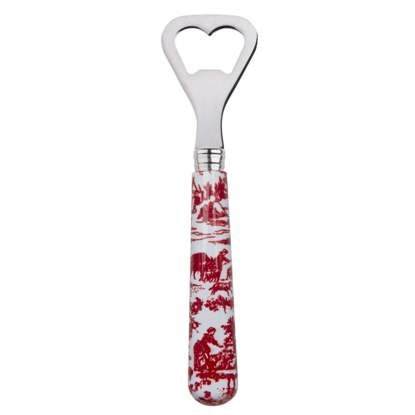 TOILE BOTTLE OPENER, RED