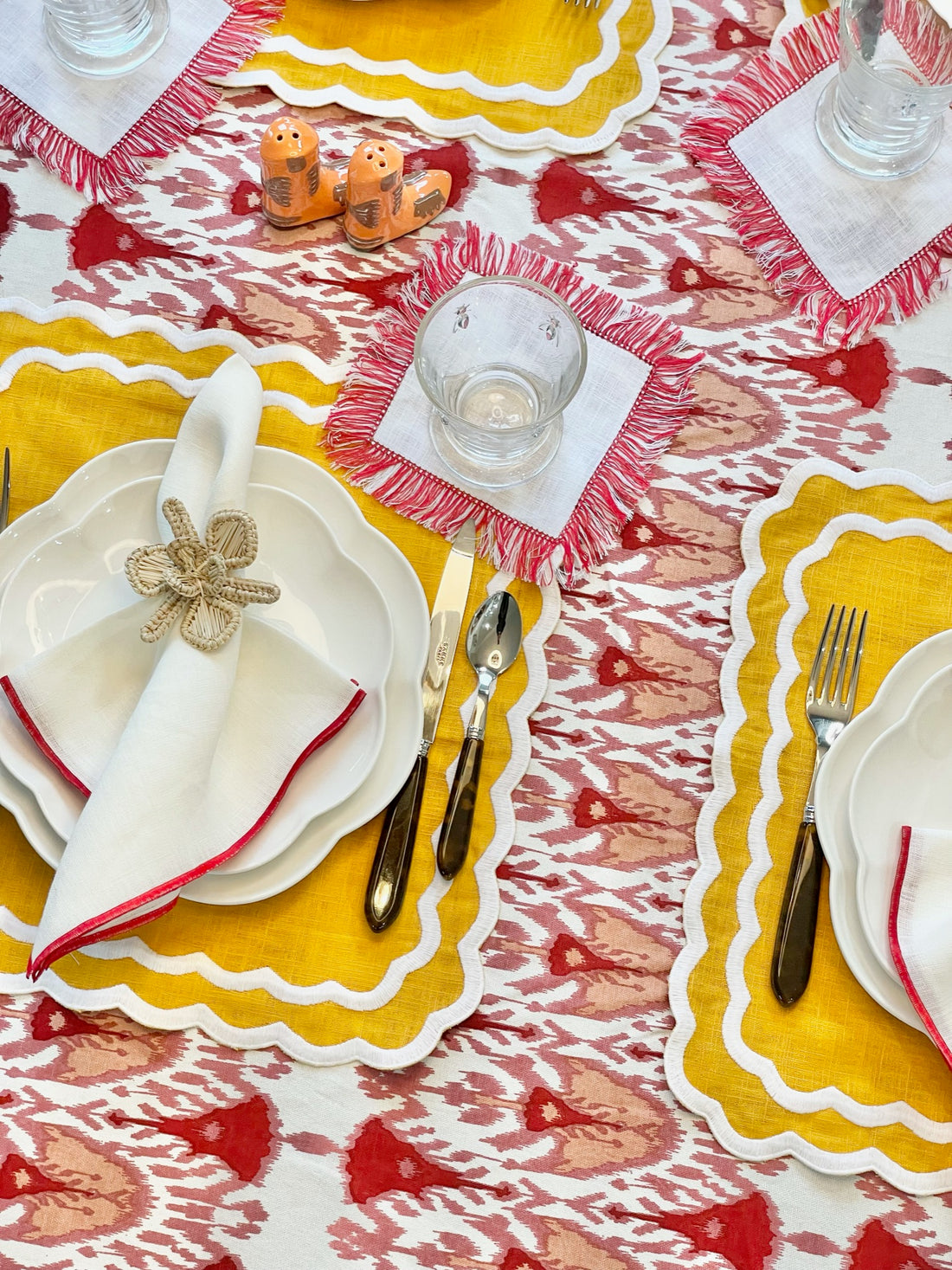 Red and Yellow Tablescape