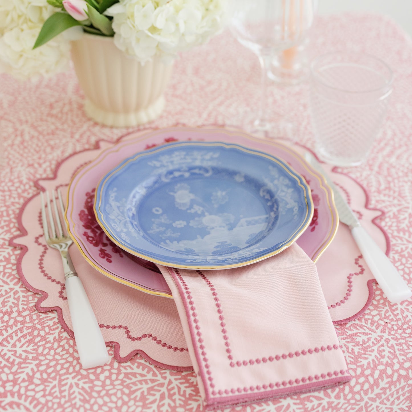ORIENTE ITALIANO DESSERT PLATE, PERVINCA