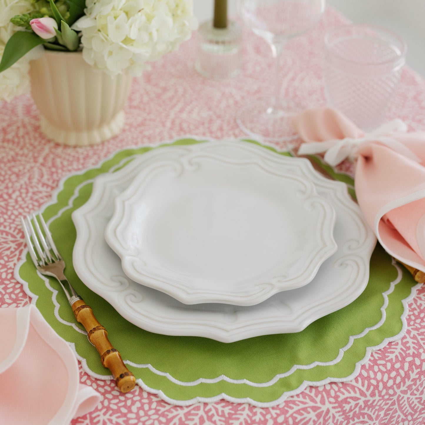 RHODE PLACEMATS, GREEN (SET OF 4)