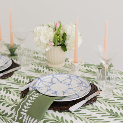 FERN NAPKINS, GREEN (SET OF 4)