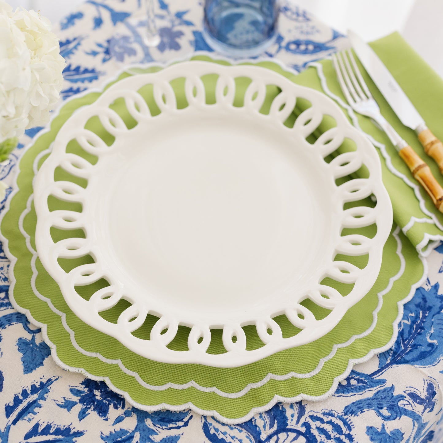 RHODE PLACEMATS, GREEN (SET OF 4)