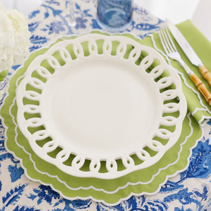 FIRENZE DINNER PLATE, WHITE