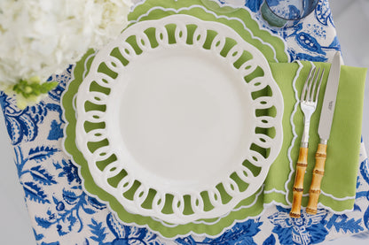 FIRENZE DINNER PLATE, WHITE