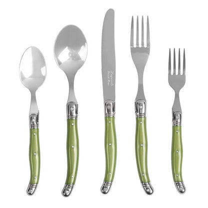 FLATWARE SET, SPRING GREEN