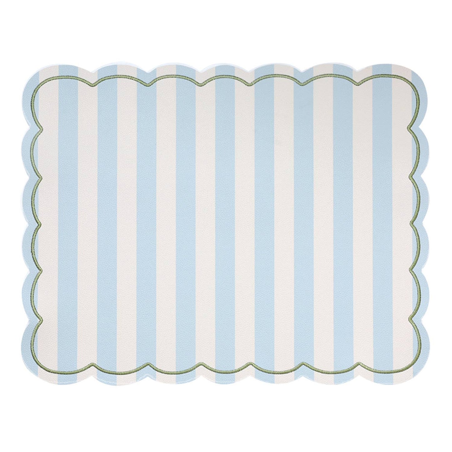 BLUE STRIPE WIPEABLE PLACEMAT (SET OF 4)